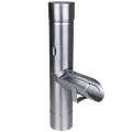Plastmo vandudviser 90 mm zink