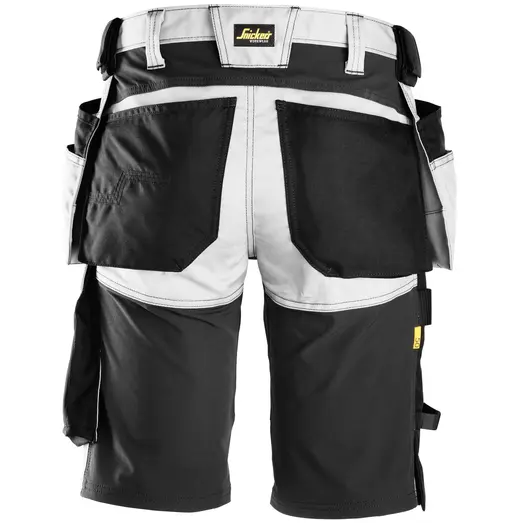 Snickers Workwear shorts hvid/sort