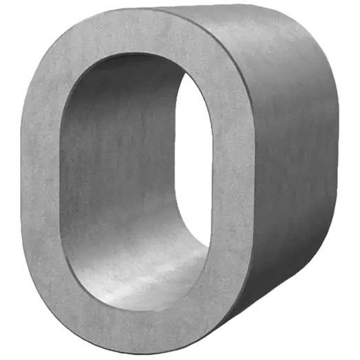Roliba oval wirelås aluminium 2x7 mm 10 stk.