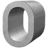 Roliba oval wirelås aluminium 2x7 mm 10 stk.