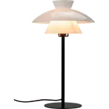 Dyberg Larsen Valby opal bordlampe 3 G9 sort