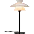 Dyberg Larsen Valby opal bordlampe 3 G9 sort