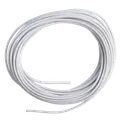 E-Line ledning flad 2x0,75 hvid 10 m