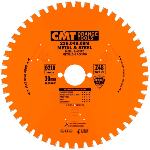CMT savklinge dry-cut 210x2,2x30 mm. Z48