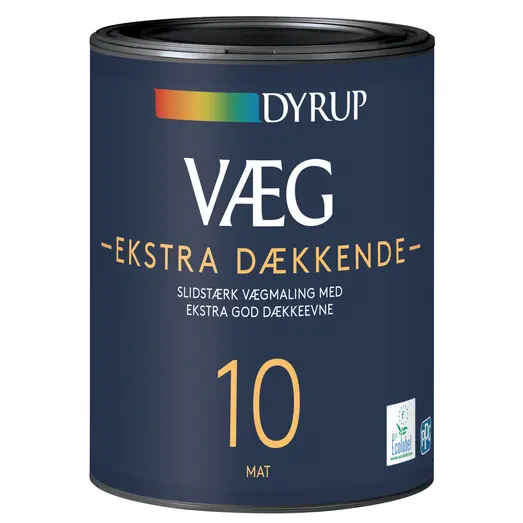 Dyrup vægmaling ekstra dækkende 10 hvid