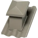 Swisspearl hætte B7 150x105 mm 15/45° teglrød