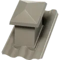 Swisspearl hætte B7 150x105 mm 15/45° teglrød