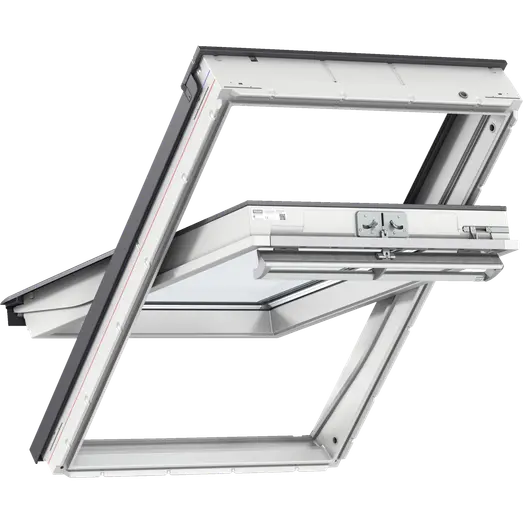 Velux GGU 0068 manuelt vippevindue 3 lags, hvid polyurethan