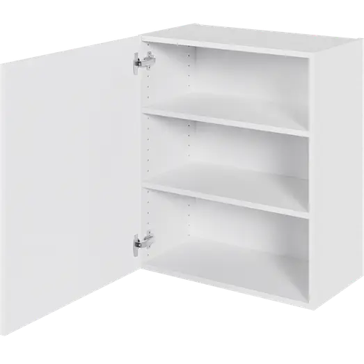 Multi-Living overskab hvid folie m/2 hylder