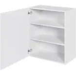Multi-Living overskab hvid folie m/2 hylder