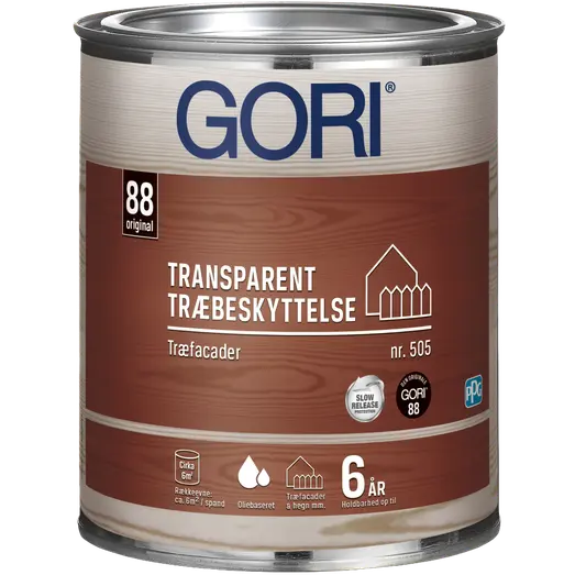 GORI 505 transparent træbeskyttelse transparent base 40 0,75 L