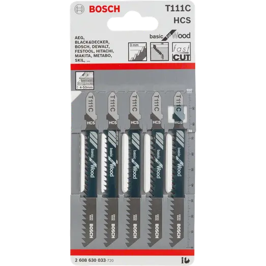 Bosch Stiksavklinge T 111 C 100 mm