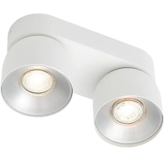 Nordlux Pitcher 2-spot spotlight GU10 hvid