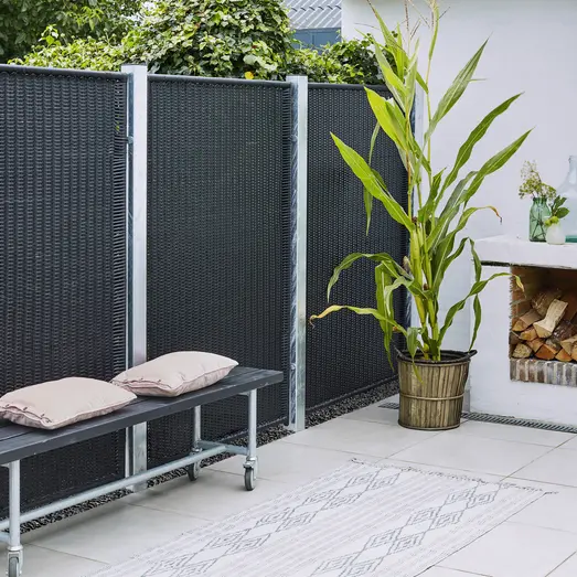Plus Trend hegn 115 cm sort