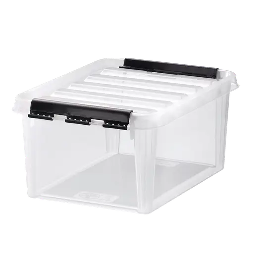 Smartstore Classic plastkasse med låg 34x25 cm.