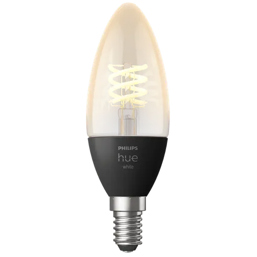 Philips Hue White LED filament kertepære E14