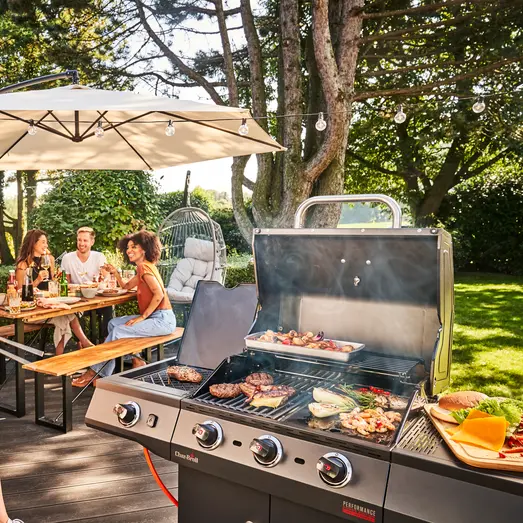 Char-Broil Performance Power Edition 3 gasgrill inkl. stegeplade og overtræk