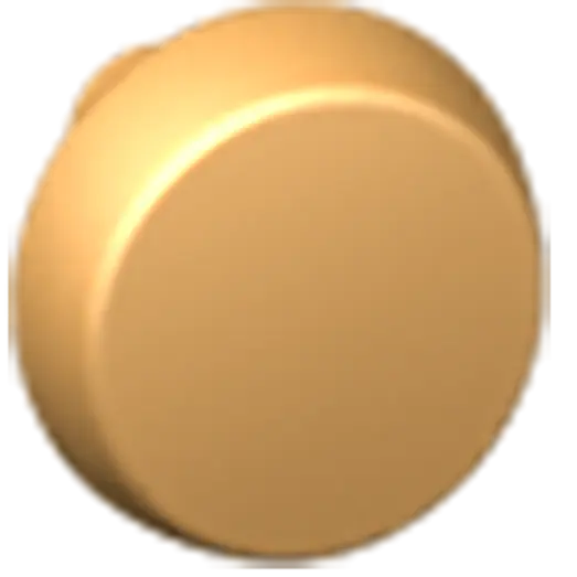 Scanbad Dot knopgreb Ø36 mm messing