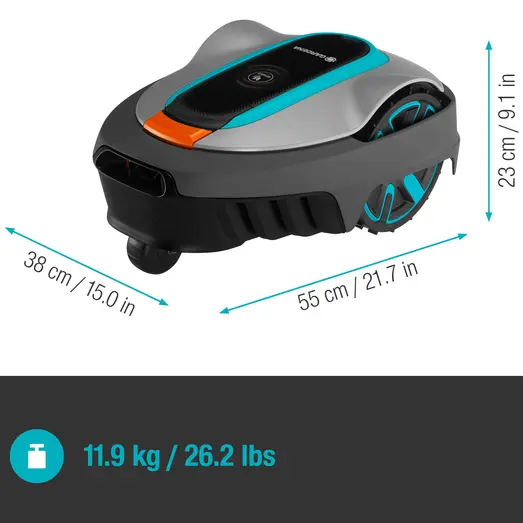 Gardena Sileno City 500m² LONA robotplæneklipper