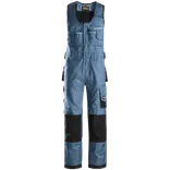 Snickers Workwear håndværker helbukser DuraTwill oceanblå/sort