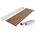 Kirkedal Alu Design Panel 635x1800 mm hardwood forlængersæt