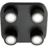 Nordlux Clyde 4-spot LED loftslampe sort 