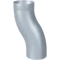 Rheinzink sokkelknæ/nedførsel Ø76 mm