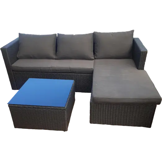 Sejerø sofasæt med bord sort