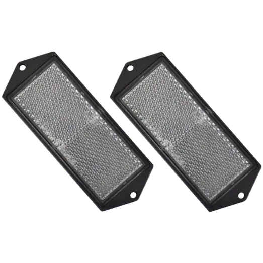 Reflekser 104x40 mm hvid 2 stk