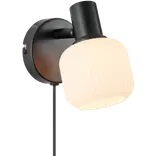 Nordlux Milford mini væglampe E14 sort