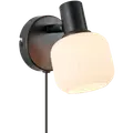 Nordlux Milford mini væglampe E14 sort