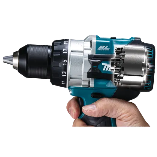 Makita DHP486RTR-DAV slagboremaskine 18V inkl. 2x5,0 Ah batteri og lader