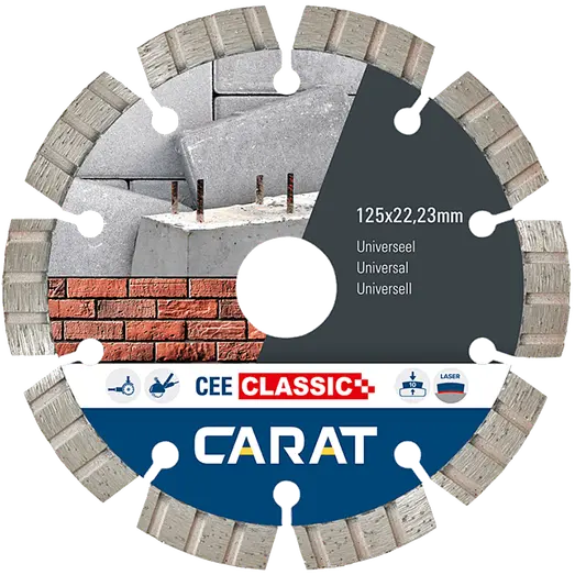 Carat CEE laser diamantklinge økonomi universal