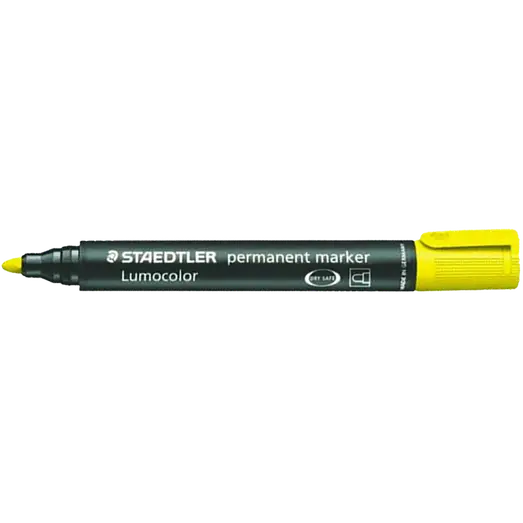 Staedtler permanent marker rund gul