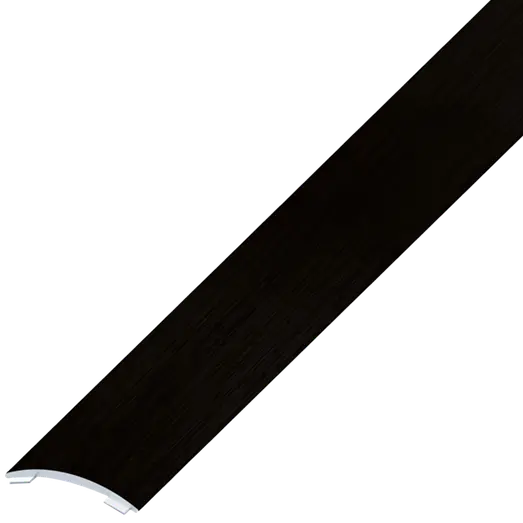 Roliba selvklæbende tæppeovergang 40x5 mm x 1 m sort