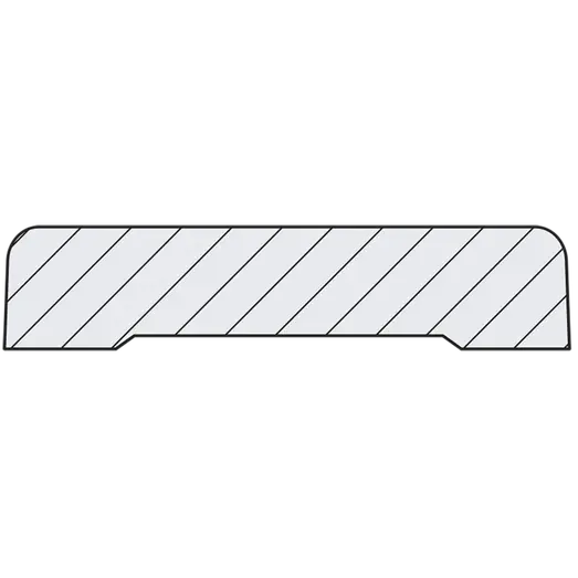 FT Indfatning fyr L100 hvid ncs 14x65x2200 mm