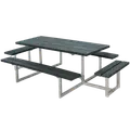 Plus Basic bord/bænkesæt med 2 påbygninger 260 cm