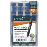 Pica visor permanent refill blå