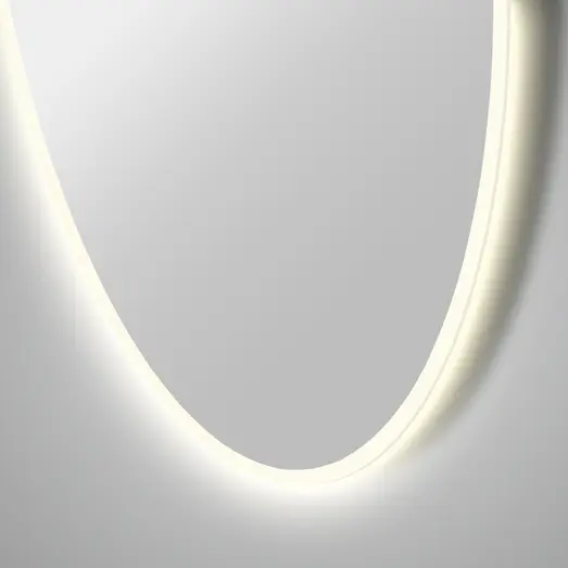 Milobad CL065-1 spejl m/LED frosted Ø90 cm