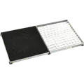 Plus Cubic rist sort 2 stk - 40x40x3,5 cm