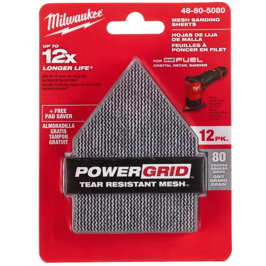 Milwaukee MESH slibepapir til M12 FDSS 67 x 92 mm