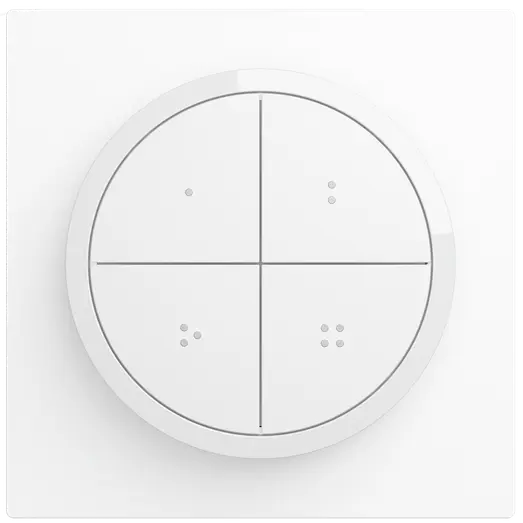 Philips Hue tap dial switch trådlæs kontakt hvid