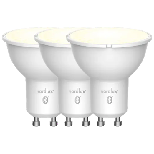 Nordlux smart pære LED GU10 hvid 3 pk