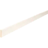 Ht 33H Fyr Forkantliste M/1 Rund Kant - Hvid - 5X27X1200 Mm .