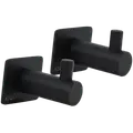 ADORA® håndklædekroge 4 cm sort 2 stk.