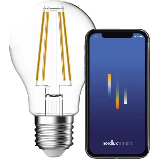 Nordlux smart pære E27 A60 4,7W klar