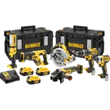 DeWALT DCK623P3-QW 6 pak elværktøj med 3x5.0 Ah batterier