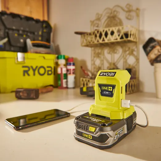 Ryobi USB-adapter 18V ONE+ solo