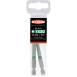 Staco 1/4" PH2 bit orange 70 mm 2 stk.