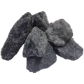 Store sorte granitskærver (jernbaneskærver). BigBag á 1000 kg